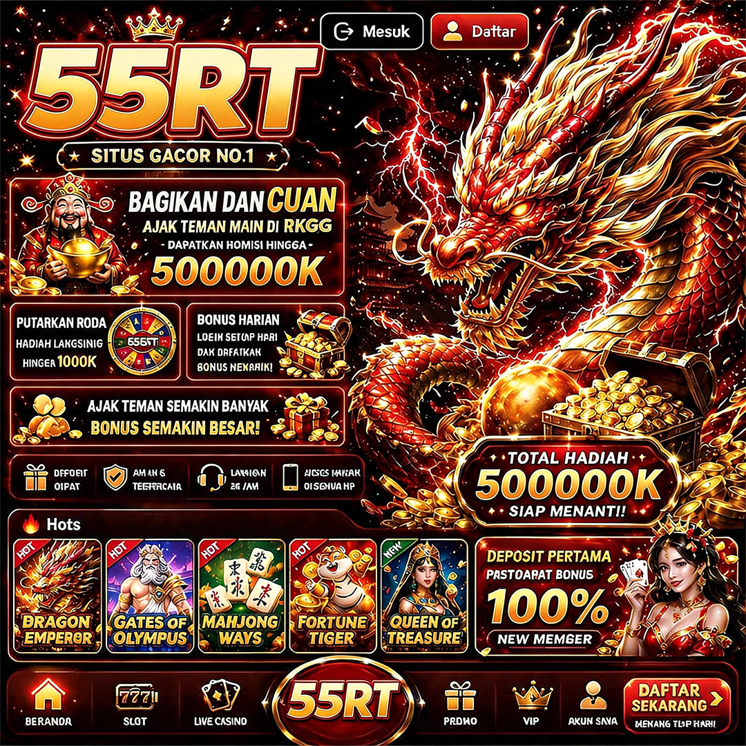 55RT - Login Situs Resmi dan Nikmati Ragam Game PG Soft