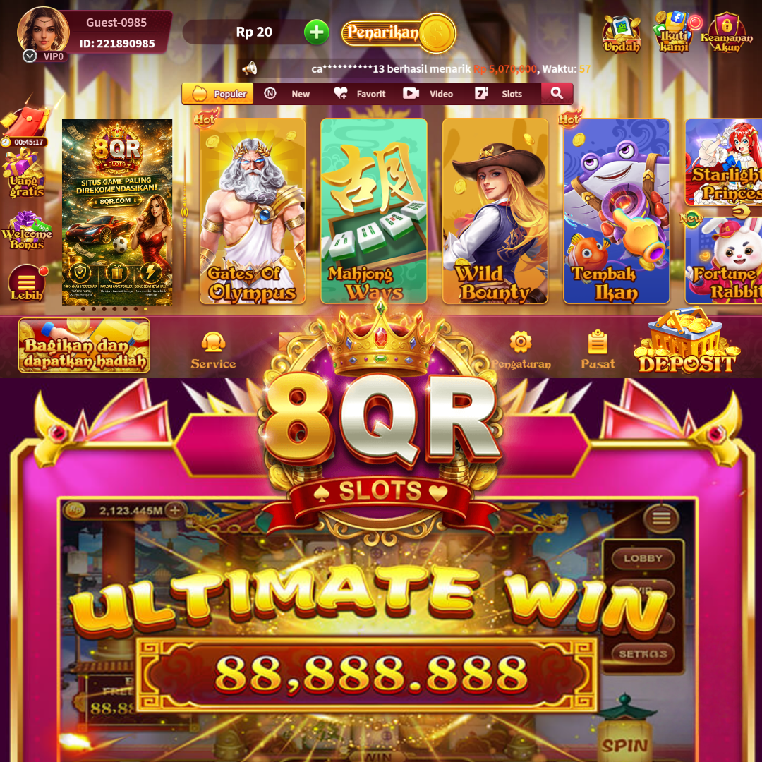 8QR - Portal Resmi Game Kasino dengan Link Daftar dan Akses Alternatif