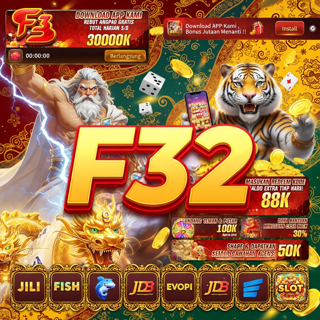 F32 - Dowdload & Install Aplikasi Slot Asli Minimal Bet 400 Perak